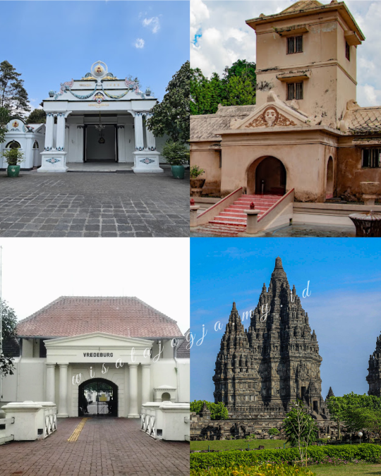 kraton jogja tamansari vredeburg candi prambanan